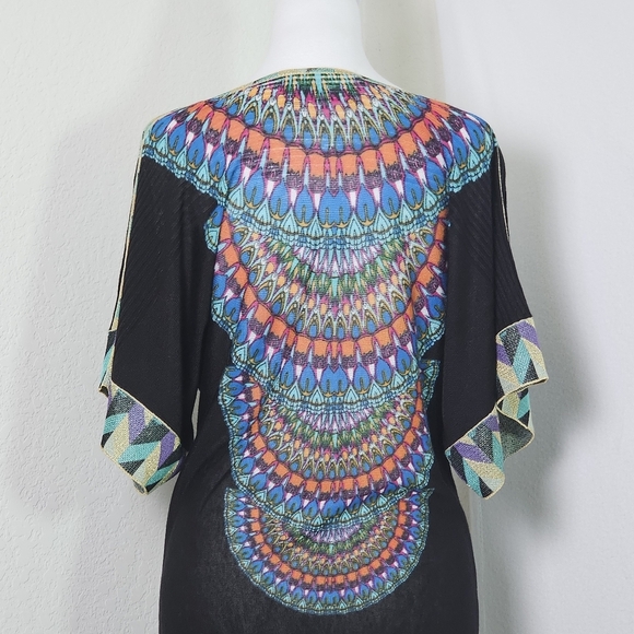Custo Barcelona Multicolor Patterned Womens Dress Sz M - Picture 8 of 16